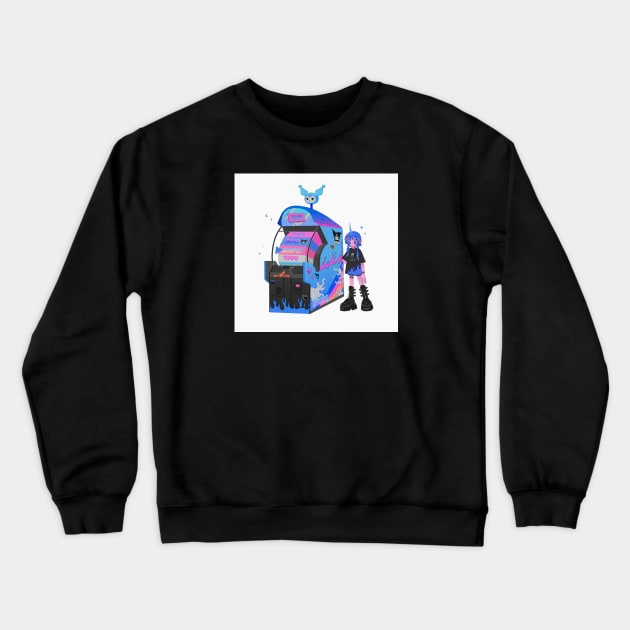 Arcade wheel Crewneck Sweatshirt by Rk7777